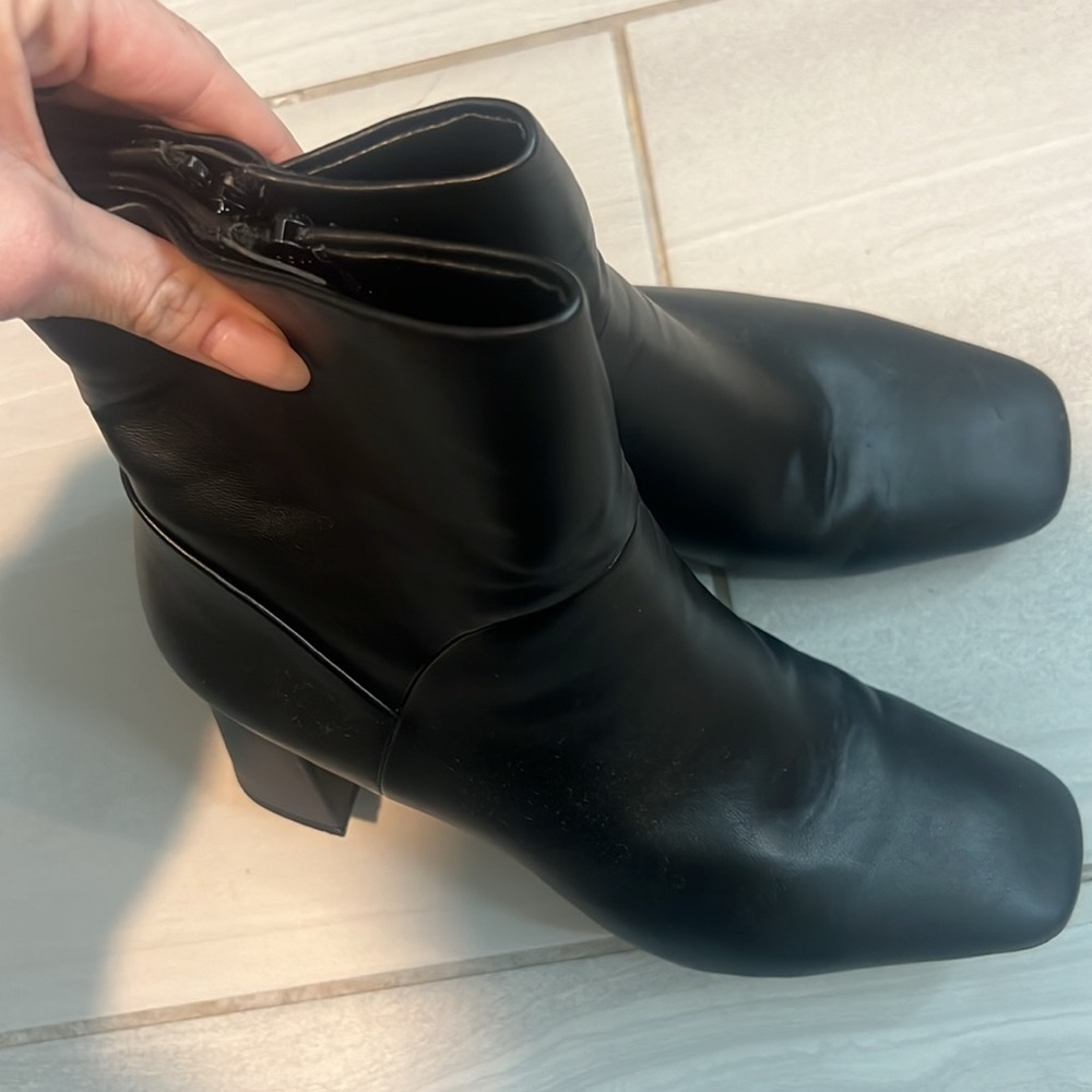 Black Booties Square Toe - image 3